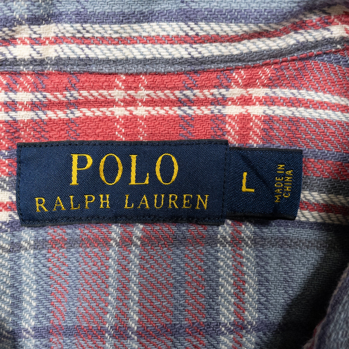 [メンズM] 00年代 Polo Ralph Lauren/ポロラルフローレン ネルシャツ