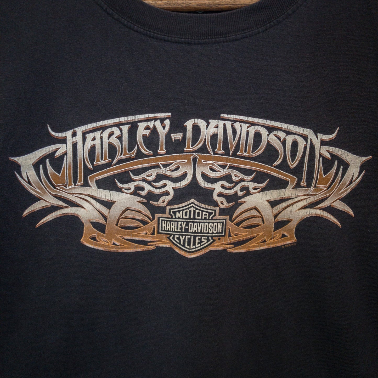HARLEY-DAVIDSON ハーレーダビッドソン Tシャツ XL ブラック プリント HARLEY-DAVIDSON/ハーレーダビッドソン