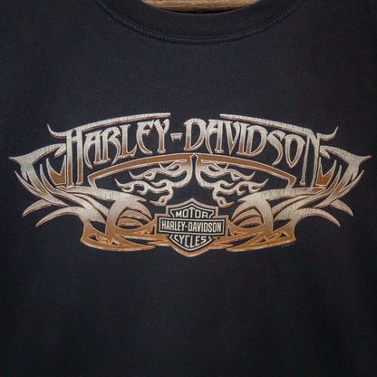 HARLEY-DAVIDSON ハーレーダビッドソン Tシャツ XL ブラック プリント HARLEY-DAVIDSON/ハーレーダビッドソン