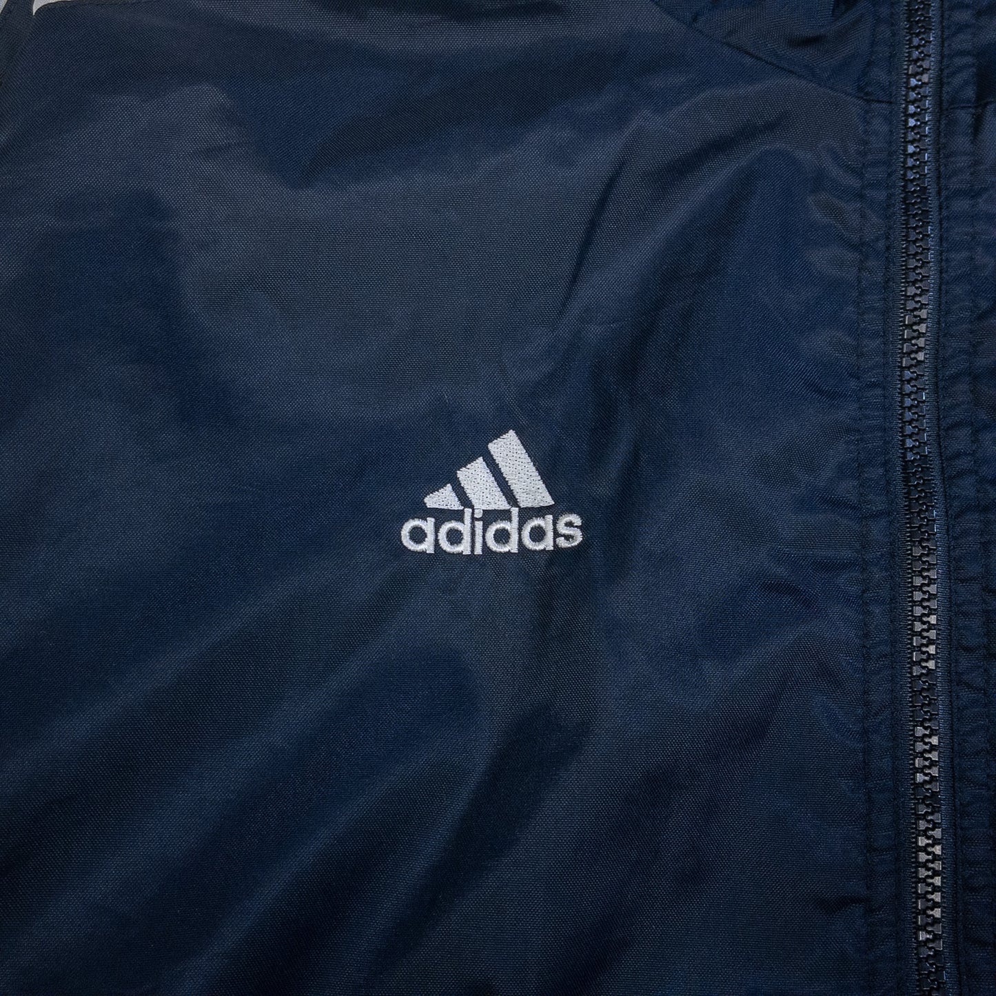 [メンズXXL] 90〜00年代 adidas/アディダス ナイロンジャケット カレッジ