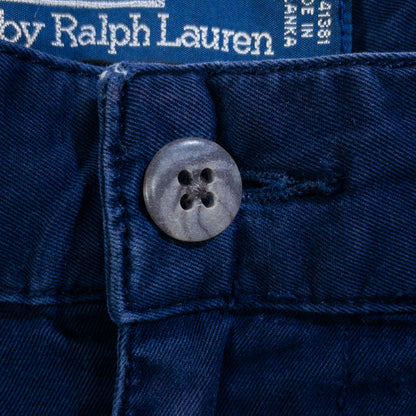 チノショーツ W34 ネイビー ツータック Polo By Ralph Lauren/ポロバイラルフローレン