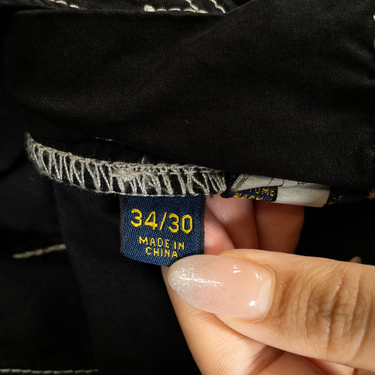 [メンズW33] 00年代 Polo Ralph Lauren/ポロラルフローレン チノパン 黒染め