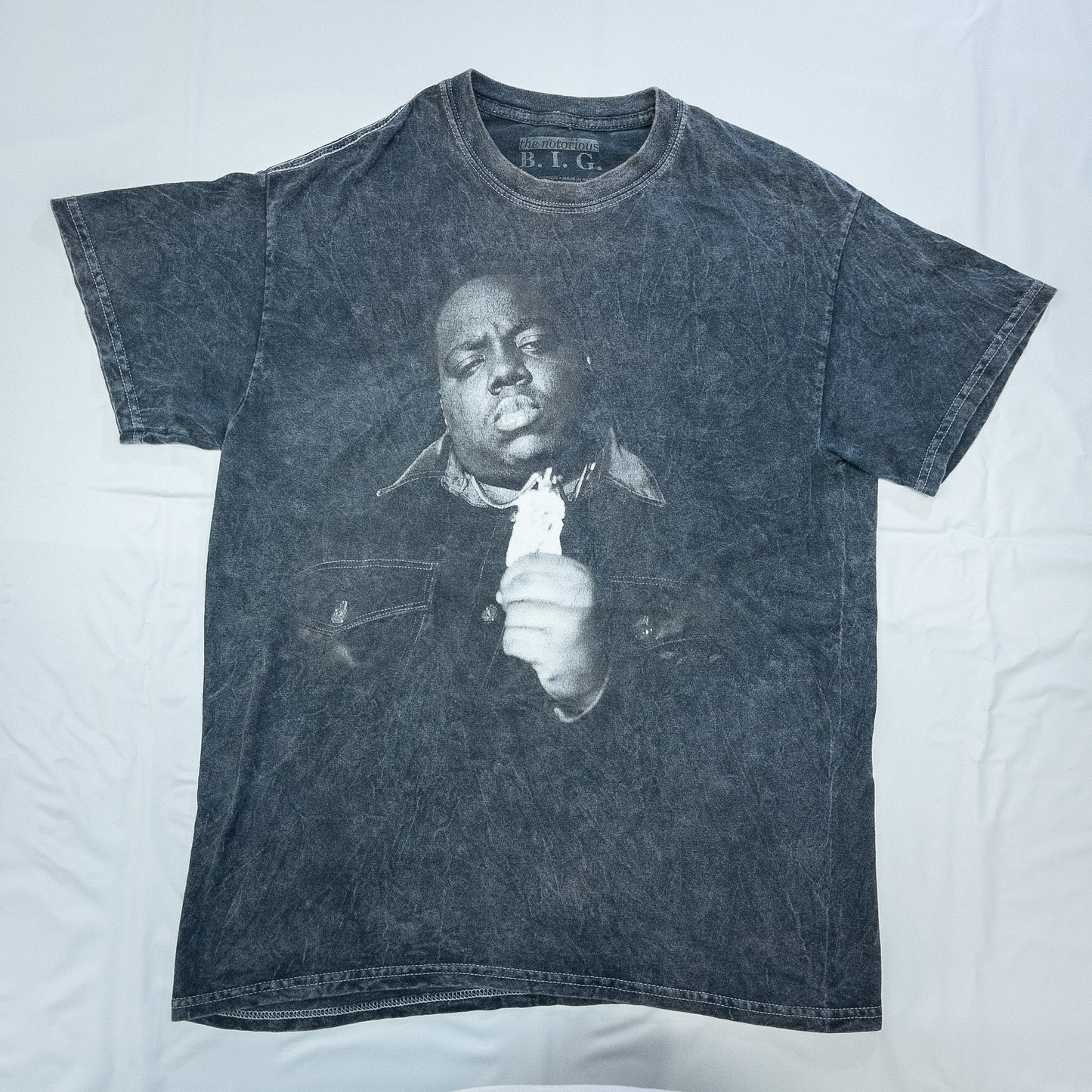 [メンズS] 00年代 B.I.G Tシャツ ラップT ビギー