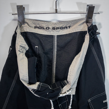 [メンズW36] 90年代 POLO SPORT/ポロスポーツ ショートパンツ・ハーフパンツ ナイロンショーツ カーゴポケット