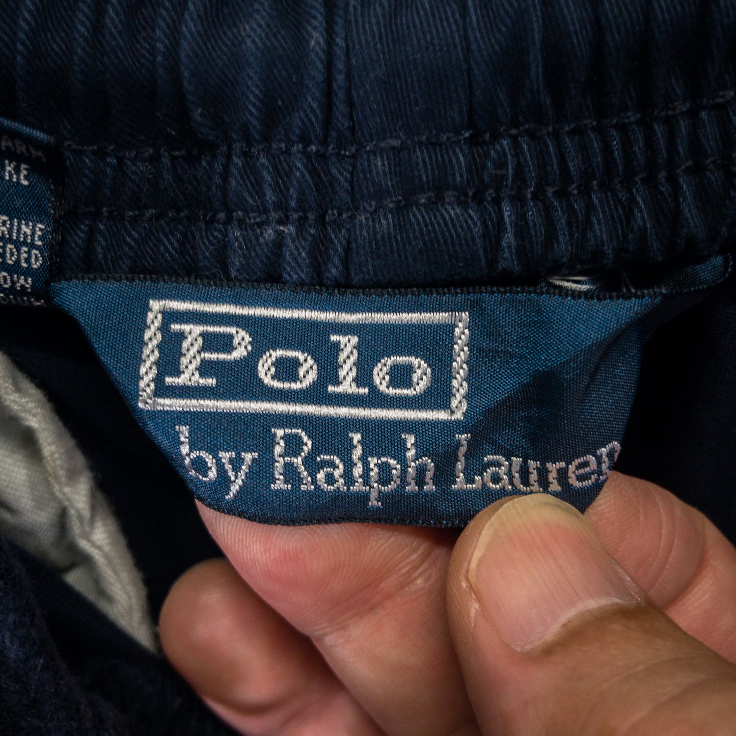 イージーショーツ L ネイビー 刺繍ロゴ Polo Ralph Lauren/ポロラルフローレン