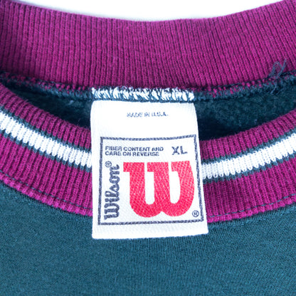 [メンズXL] 90年代 Wilson/ウィルソン スウェット トレーナー USA製 リブライン