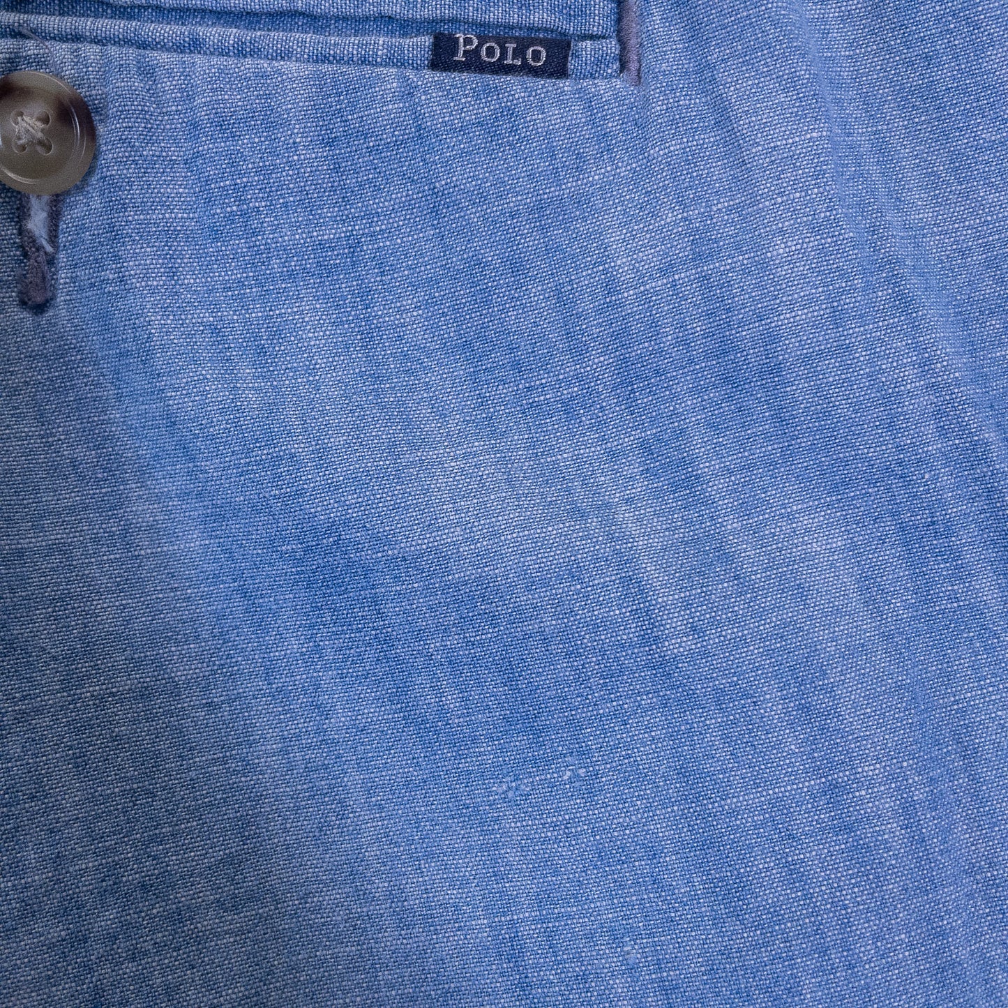[メンズW40] 00〜10年代 Polo Ralph Lauren/ポロラルフローレン ショートパンツ ショーツ シャンブレー素材