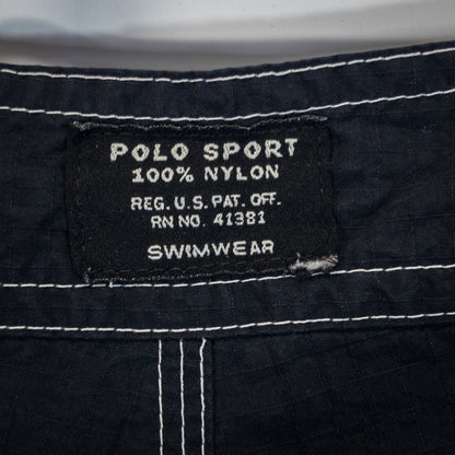 [メンズW36] 90年代 POLO SPORT/ポロスポーツ ショートパンツ・ハーフパンツ ナイロンショーツ カーゴポケット