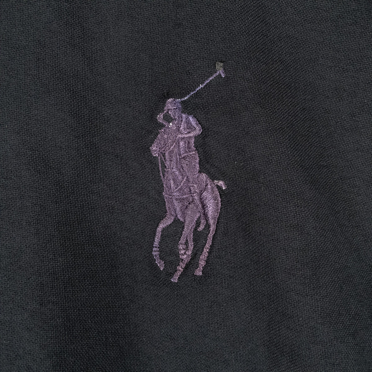 [メンズS] 00年代 Polo Ralph Lauren/ポロラルフローレン 長袖シャツ 黒染め
