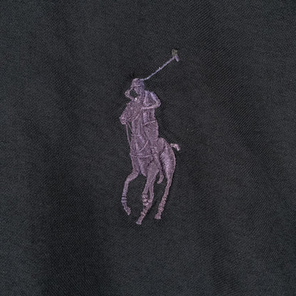 [メンズS] 00年代 Polo Ralph Lauren/ポロラルフローレン 長袖シャツ 黒染め
