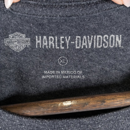 [メンズL] 00年代 Harley-Davidson/ハーレーダビッドソン 長袖Tシャツ ロンT