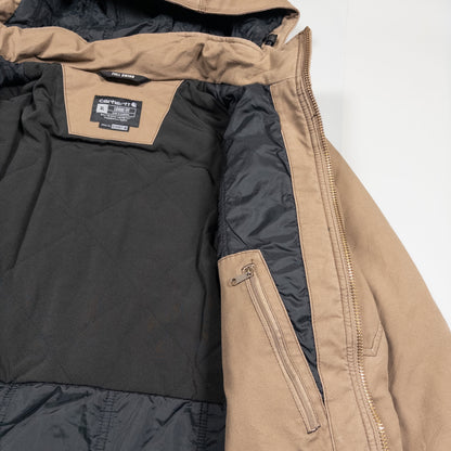 [メンズXXL] 00年代 Carhartt/カーハート フルスイング 中綿 フードジャケット