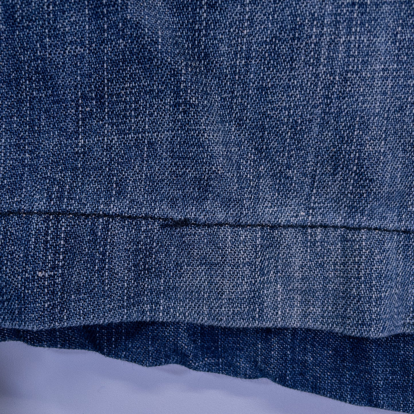 デニムショーツ W38  コットン85% リネン35% メキシコ製 POLO JEANS COMPANY/ポロジーンズカンパニー