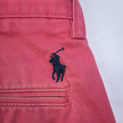 [メンズW33] 90〜00年代 Polo by Ralph Lauren/ポロバイラルフローレン ショートパンツ チノショーツ 刺繍ロゴ