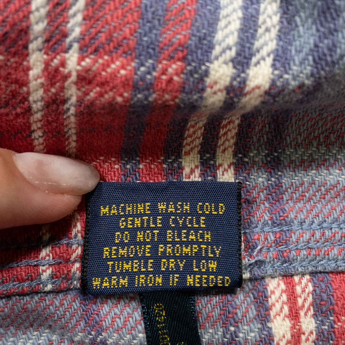 [メンズM] 00年代 Polo Ralph Lauren/ポロラルフローレン ネルシャツ