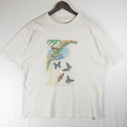 [メンズL] 90年代 Tシャツ Callaway Gardens バタフライ アートT