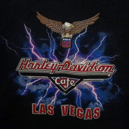 [メンズXL] 90年代 Harley-Davidson/ハーレーダビッドソン Tシャツ Harley-Davidson cafe ハーレーダビッドソンカフェ