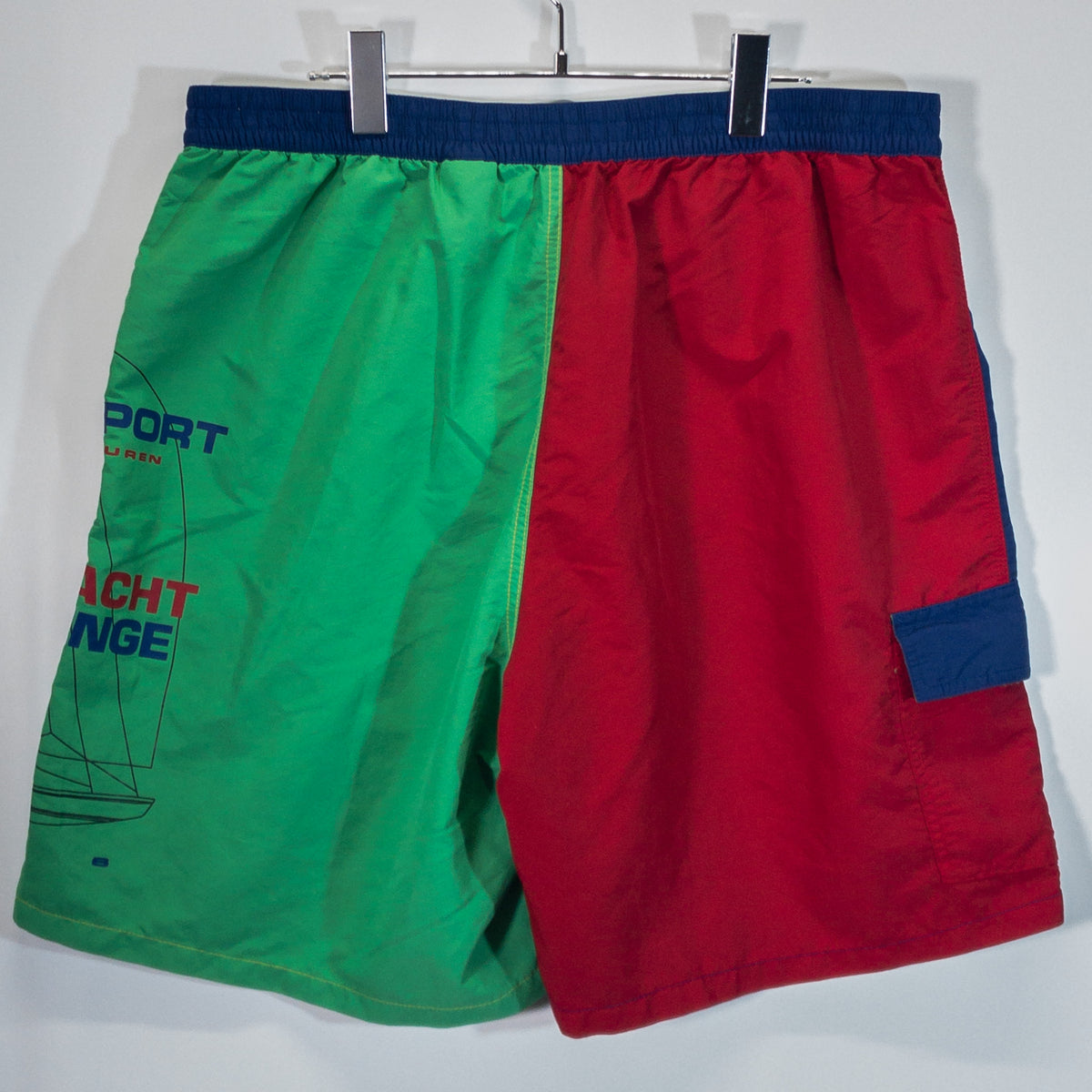 [メンズW36] 00〜10年代 Polo Ralph Lauren/ポロラルフローレン ショートパンツ・ハーフパンツ ナイロンショーツ マルチカラー