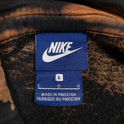 [メンズL] 00年代 Nike/ナイキ パーカー プルオーバー ワンポイント タイダイ染め