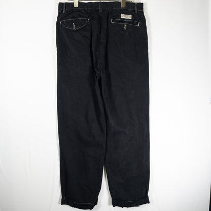 [メンズW30] 90〜00年代 Polo by Ralph Lauren/ポロバイラルフローレン チノパン HAMMOND PANT 黒染め