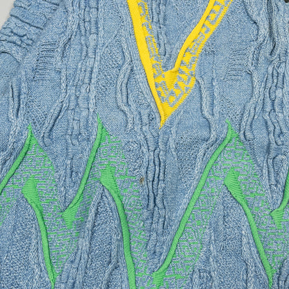 [メンズ3XL] 90年代 COOGI/クージー ニット セーター 3Dニット