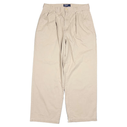 [メンズW30] 90〜00年代 Polo by Ralph Lauren/ポロバイラルフローレン チノパン ツータック POLO CHINO