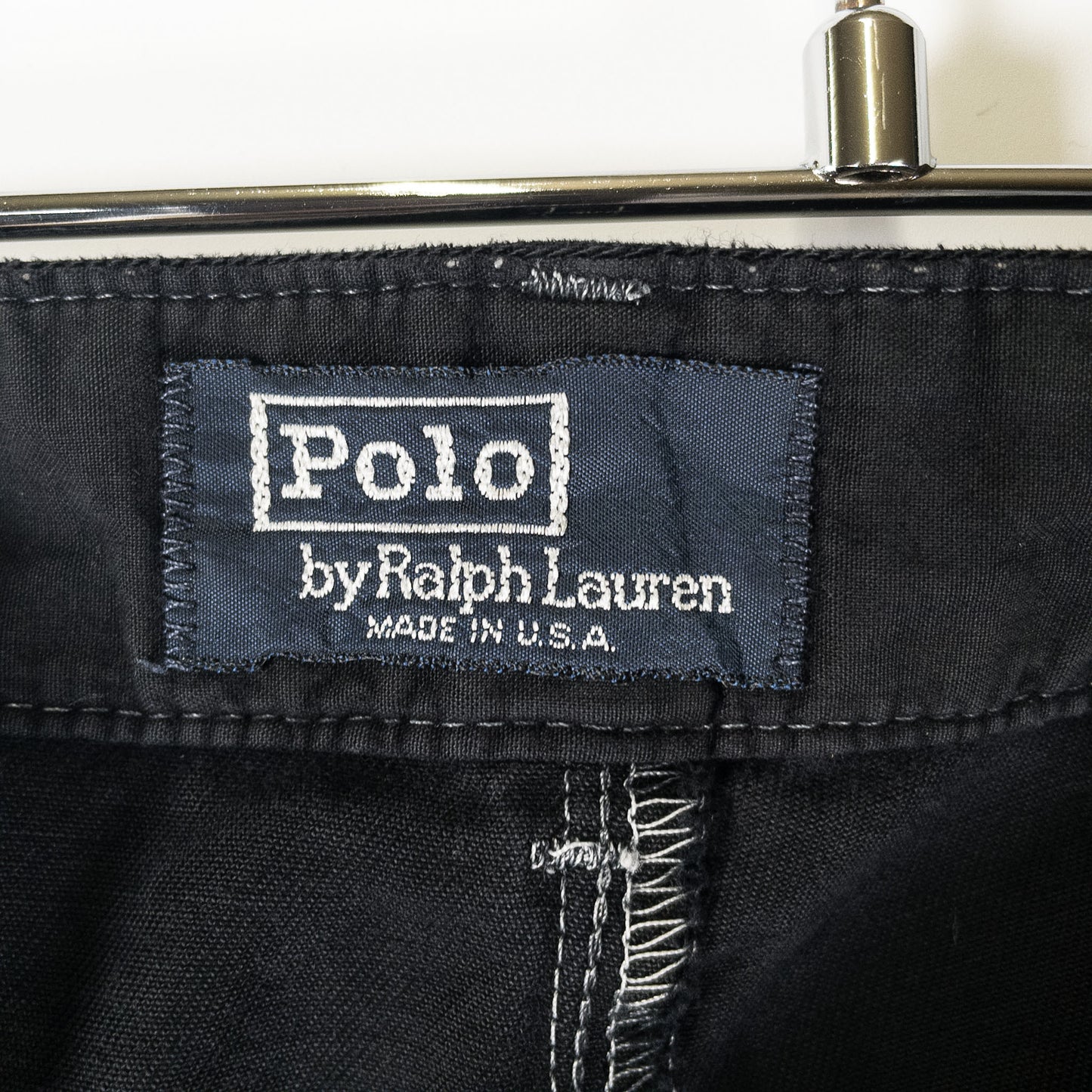 [メンズW31] 90年代 Polo by Ralph Lauren/ポロバイラルフローレン チノパン 黒染め