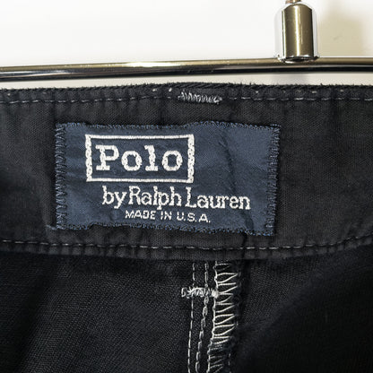 [メンズW31] 90年代 Polo by Ralph Lauren/ポロバイラルフローレン チノパン 黒染め