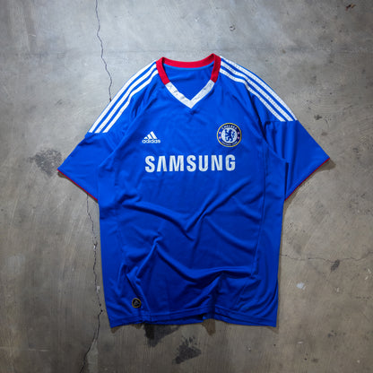 [メンズL] 00年代 adidas/アディダス ゲームシャツ サッカーユニフォーム チェルシーFC
