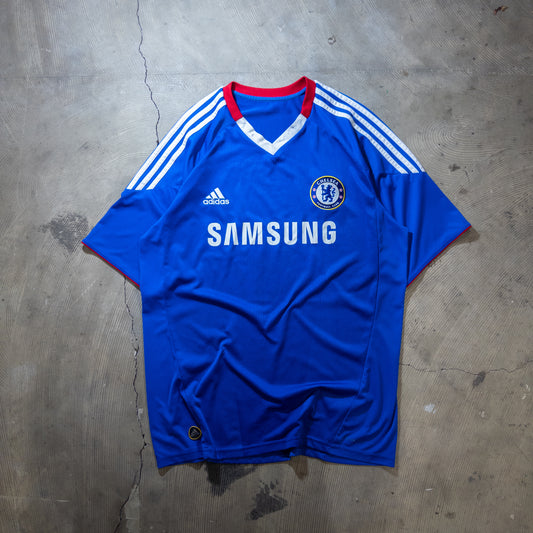 [メンズL] 00年代 adidas/アディダス ゲームシャツ サッカーユニフォーム チェルシーFC