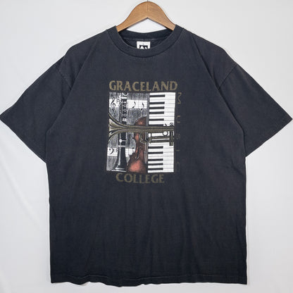 [メンズL] ALPZ/アルプス Tシャツ グラフィックTシャツ アート調 楽器