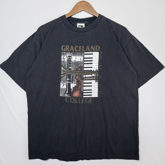 [メンズL] ALPZ/アルプス Tシャツ グラフィックTシャツ アート調 楽器
