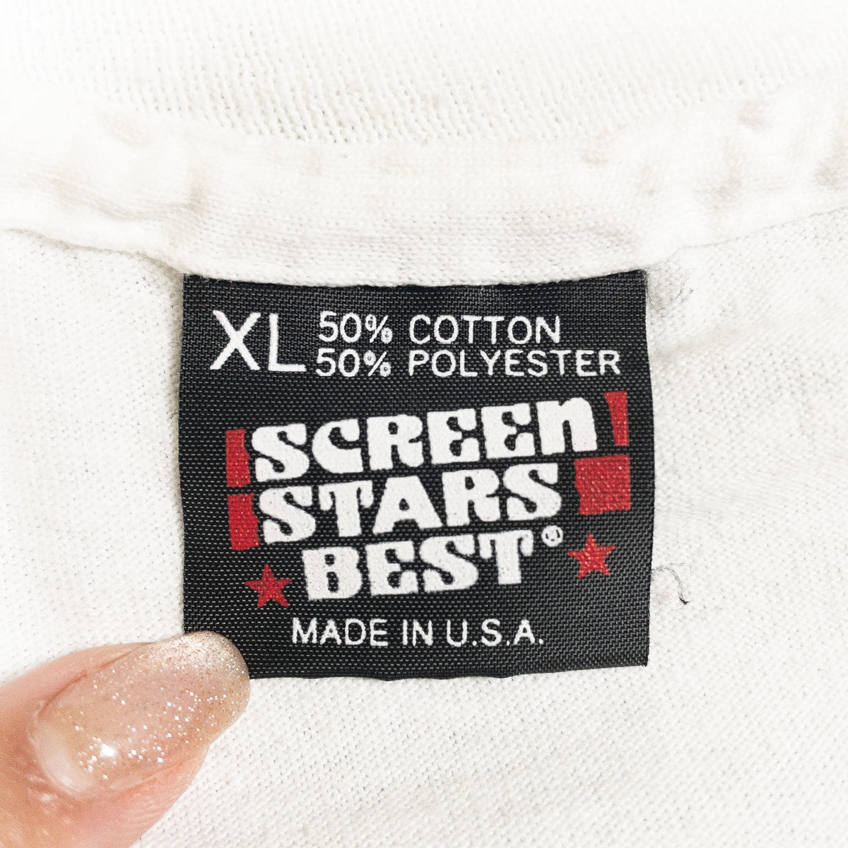 [メンズXL] 90年代 Screen Stars/スクリーンスターズ Tシャツ NOW THAT'S A NOSE! プリントT