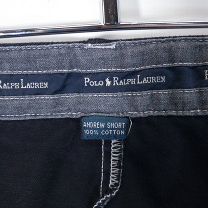 [メンズW35] 00年代 Polo Ralph Lauren/ポロラルフローレン ショートパンツ ANDREW PANT 黒染め
