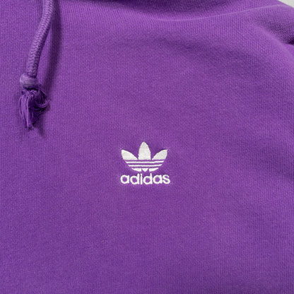 [メンズXL] 00年代 adidas/アディダス スウェット トレーナー ワンポイント
