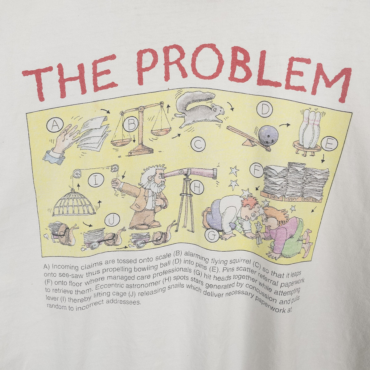 [メンズL] 80〜90年代 Hanes/ヘインズ Tシャツ 企業T