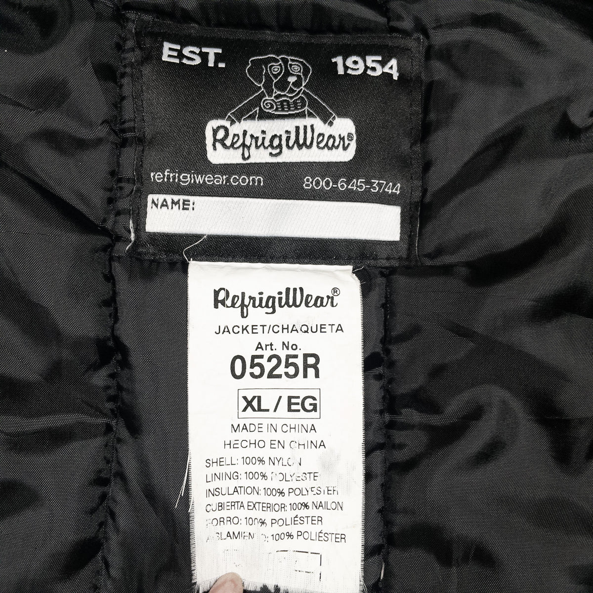 [メンズXXL] 00年代 RefrigiWear/リフリッジウェア ジャンパー・ブルゾン 中綿 キルティングジャケット