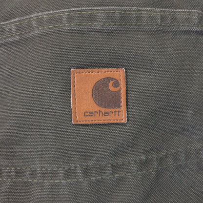 [メンズW37] 90〜00年代 Carhartt/カーハート ショートパンツ ペインターショーツ ダック地 ロゴ