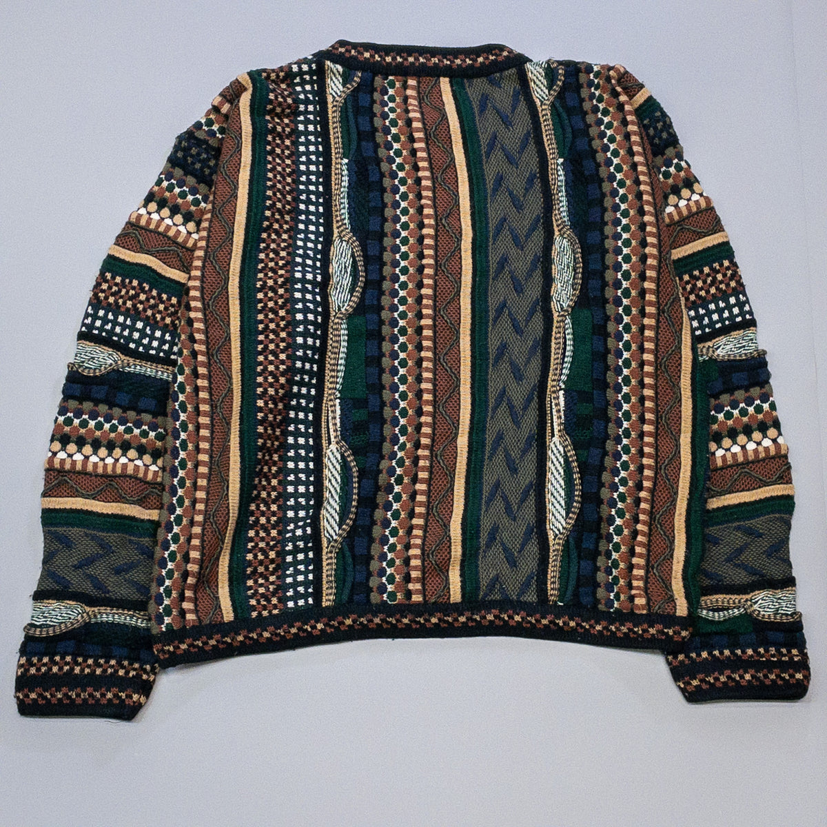 [メンズL] 90年代 Protege COLLECTION ニット セーター 3Dニット USA製
