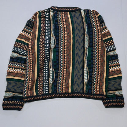 [メンズL] 90年代 Protege COLLECTION ニット セーター 3Dニット USA製