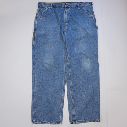 [メンズW40] 00年代 Carhartt/カーハート デニム ジーンズ ペインターパンツ オーバーサイズ