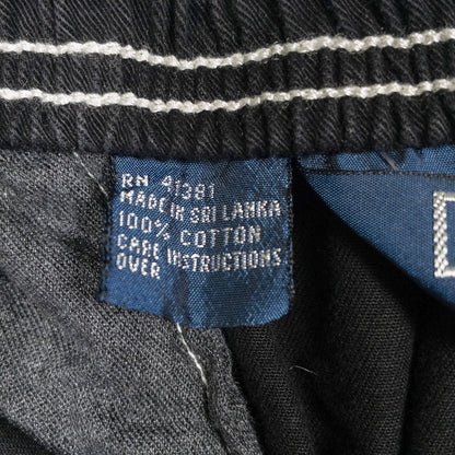 [メンズW31] 90年代 Polo by Ralph Lauren/ポロバイラルフローレン ショートパンツ イージーショートパンツ 黒染め