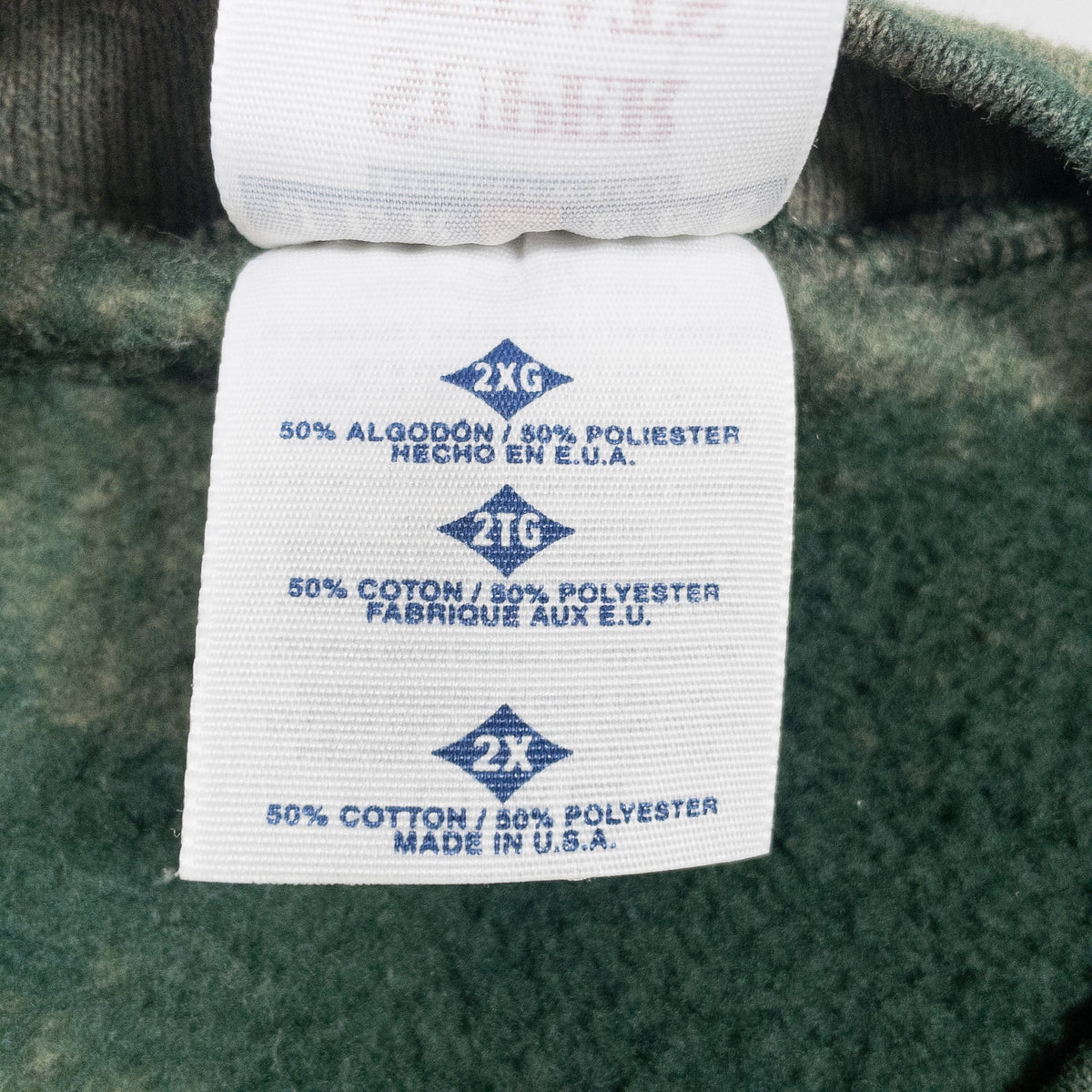 [メンズXXL] 90〜00年代 JERZEES/ジャージーズ スウェット トレーナー SUPER SWEATS Monmouth County USA製 タイダイ染め