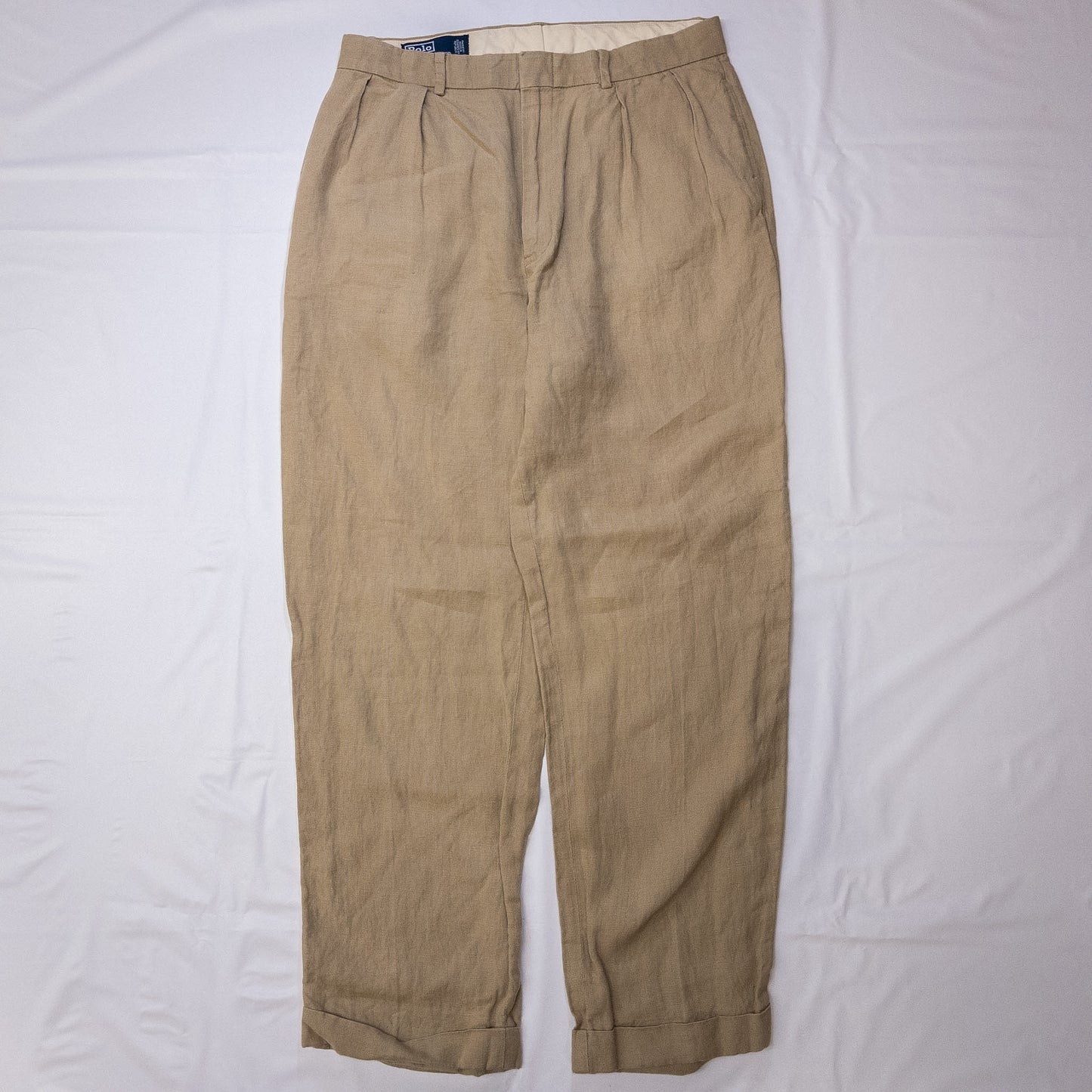 [メンズW31] 90〜00年代 Polo by Ralph Lauren/ポロバイラルフローレン スラックス リネン