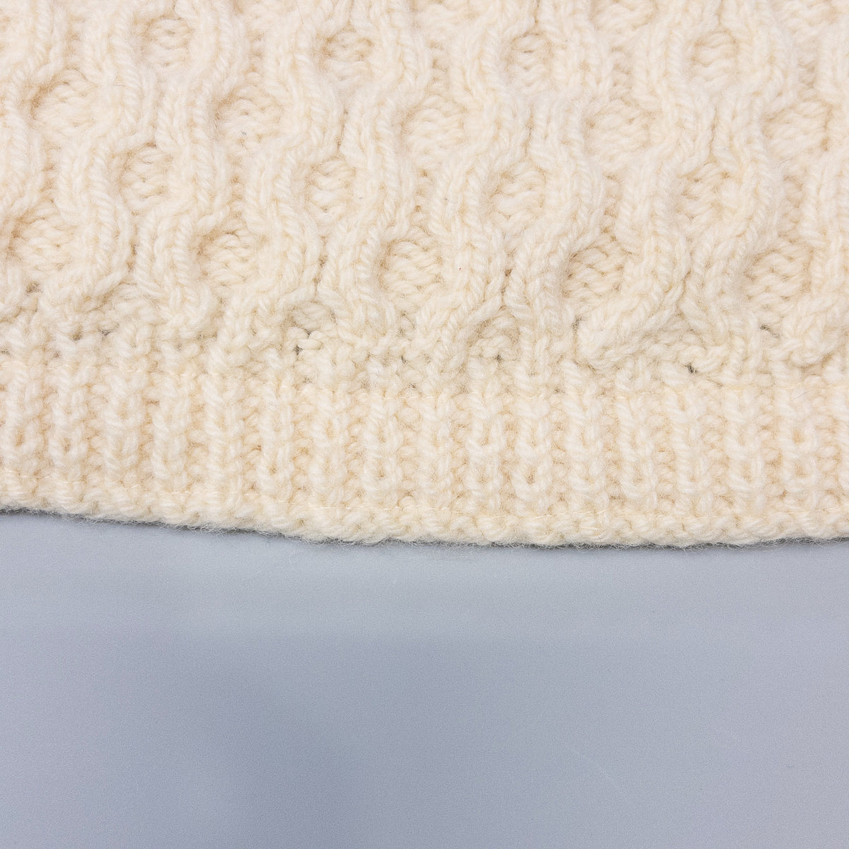 [メンズXL] irish Handknit Gansey ニット セーター ヴィンテージ ハンドニット ケーブルニット
