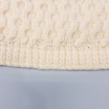 [メンズXL] irish Handknit Gansey ニット セーター ヴィンテージ ハンドニット ケーブルニット