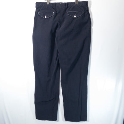 [メンズW35] 90〜00年代 Polo by Ralph Lauren/ポロバイラルフローレン スラックス シアサッカー 黒染め