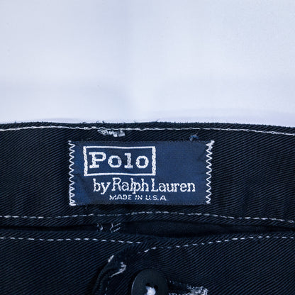 [メンズW34] 90年代 Polo by Ralph Lauren/ポロバイラルフローレン チノパン USA製 黒染め