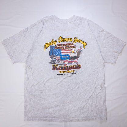 [メンズL] 90年代 Harley-Davidson/ハーレーダビッドソン Tシャツ USA製