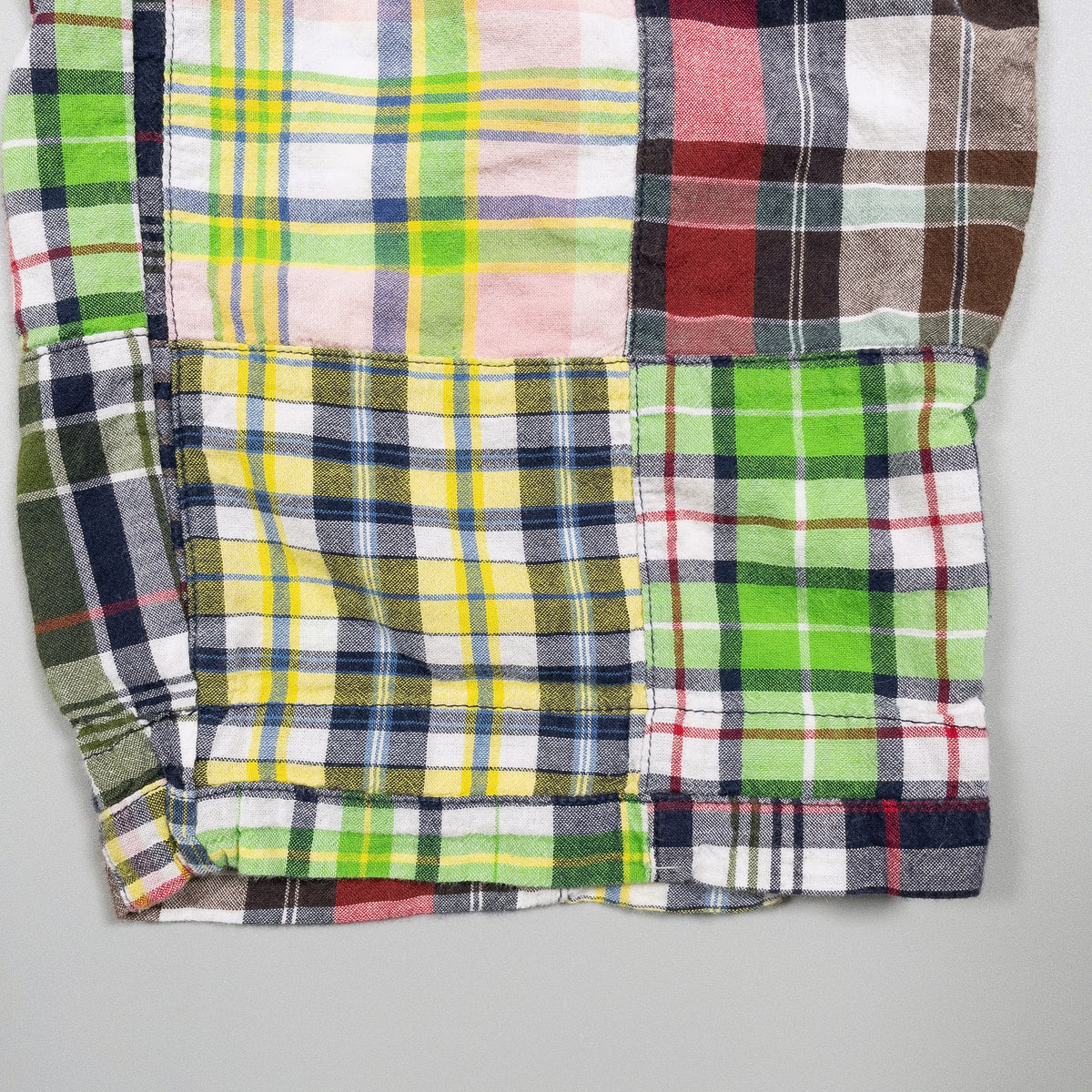 [メンズW34] 90〜00年代 Polo by Ralph Lauren/ポロバイラルフローレン スラックス パッチワーク マドラスチェック
